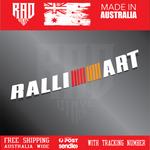 RALLIART, Windshield Banner, car decal, mitsubishi sticker, jdm, rally racing, car sticker, mitsubishi evo