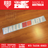 RALLIART, Windshield Banner, car decal, mitsubishi sticker, jdm, rally racing, car sticker, mitsubishi evo