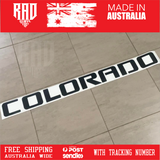 HOLDEN, Holden Colorado, Colorado, UTE, UTE TRAY DECAL, TRAY BODY DECAL, tailgate sticker, car decal, vinyl sticker, pick up truck, holden colorado tailgate decal