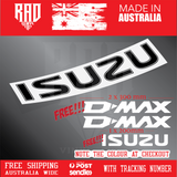 ISUZU, DMAX, ISUZU STICKER, tailgate decal. tailgate sticker, car decal, vinyl sticker, pick up truck