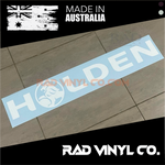 HOLDEN, HOLDEN COMMODORE, HSV, GTS, WINDSHIELD BANNER, CAR STICKER, CAR DECAL, HOLDEN COLORADO, STICKER