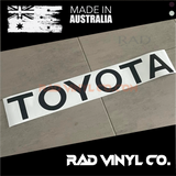 TOYOTA, TACOMA, TRAY BODY DECAL, toyota hi-lux, hilux, tailgate decal. tailgate sticker, car decal, vinyl sticker, pick up truck, 1989, 1990, 1991, 1992, 1993, 1994, 1995