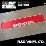 HONDA WINDSHIELD BANNER DECAL, HONDA STICKER, HONDA, HONDA sticker, car sticker, HONDA car decal, REVERSED CUT BANNER