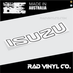 ISUZU, DMAX, ISUZU STICKER, tailgate decal. tailgate sticker, car decal, vinyl sticker, pick up truck