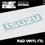 ISUZU, DMAX, ISUZU STICKER, tailgate decal. tailgate sticker, car decal, vinyl sticker, pick up truck