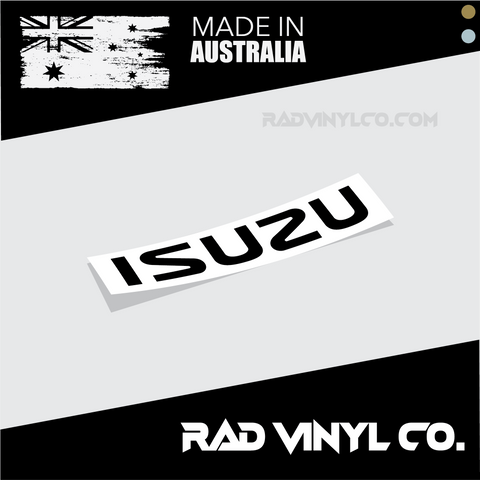 ISUZU, DMAX, ISUZU STICKER, tailgate decal. tailgate sticker, car decal, vinyl sticker, pick up truck, Tray Body