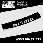 NISMO Reversed Cut Windshield Banner #2 | Vinyl Sticker Decal