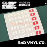 NISMO Wheel Vinyl Sticker Decal