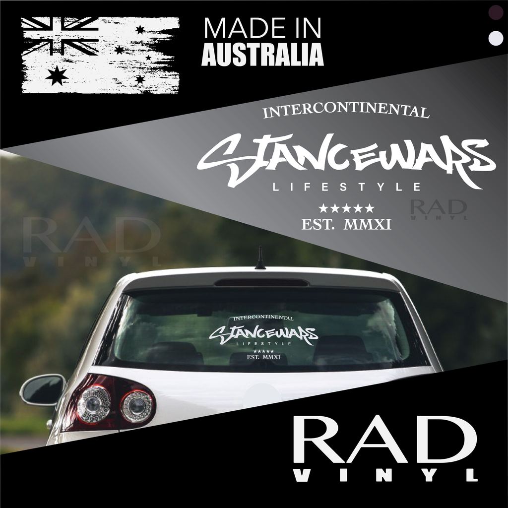Stanceworks Window Sticker STANCEWARS LIFESTYLE | Vinyl Sticker Decal – radvinylco.