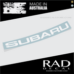 SUBARU BANNER, SUBARU REVERSED CUT CAR BANNER, SUBARU STICKER, WINDOW BANNER, SUBARU, SUBARU WINDSHIELD BANNER  Edit alt text