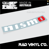 NISSAN, NISMO, CAR WINDSHIELD BANNER, DECAL, STICKER VINYL, JDM, NISSAN STICKER, REVERSED BANNER, CAR STICKER