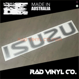 ISUZU DMAX TAILGATE VINYL DECAL, ISUZU STICKER, ISUZU DMAX, ISUZU PICK UP TRUCK DECAL  Edit alt text