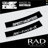 SPEEDHUNTERS, Kanji, katakana, ANTISOCIAL, REVERSED CUT, CAR WINDSHIELD BANNER, CAR STICKER, ENDLESS NIGHTS, WINDSCREEN BANNER, NIGHT RUNNER, CUSTOM STICKER, MIDNIGHT RUNNERS, JDM, CAR WINDOW DECAL, CAR WINDOW STICKER