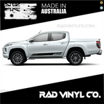 Mitsubishi, Triton, Side Door Stripes, Car Stripes, Sticker, Decal, L200