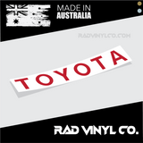 TOYOTA, toyota Land cruiser j70, landcruiser, land cruiser, hilux, tailgate decal. tailgate sticker, car decal, vinyl sticker, pick up truck, LAND CRUISER 70 SERIES